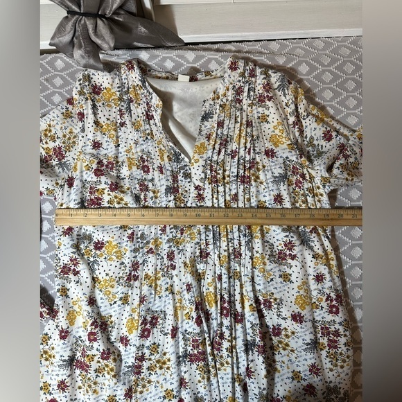 Old Navy Fall Floral Dress Women’s Size Large - Picture 9 of 11